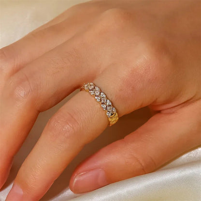 [Echo Fine]Camille Gold Patterned Ring