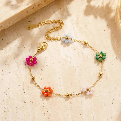 [Echo Fine]Azalea Floral Gold Bracelet