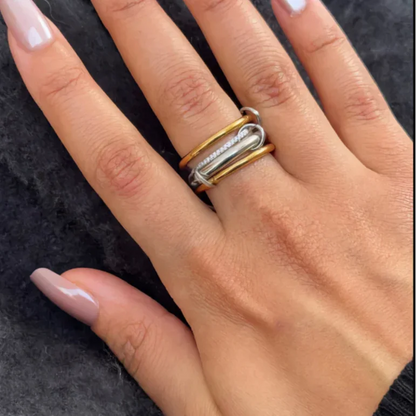 [Echo Fine]Aeliana Diamond Ring Stack