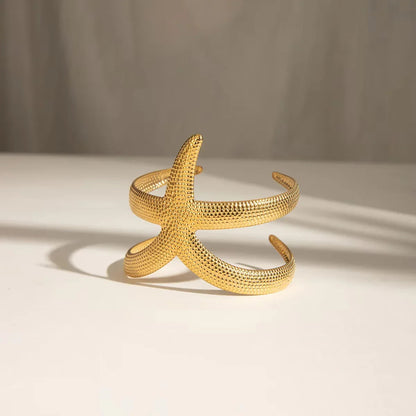[Echo Fine]Annika Gold Starfish Cuff