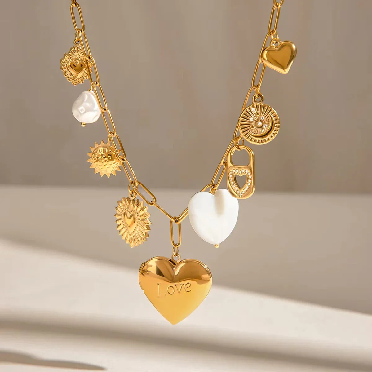[Echo Fine]Lianne Gold Heart Locket