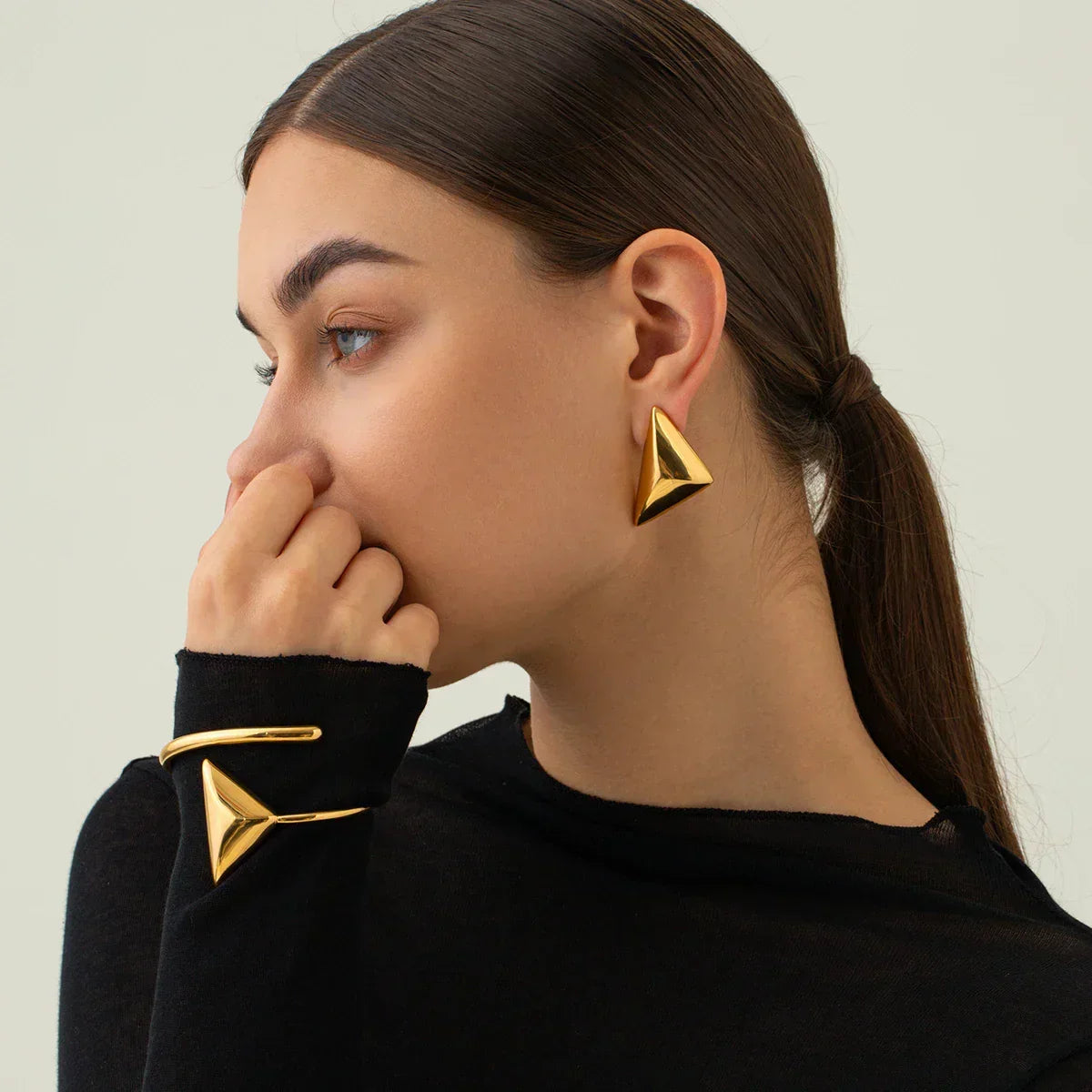 [Echo Fine]Bonnie Gold Earrings