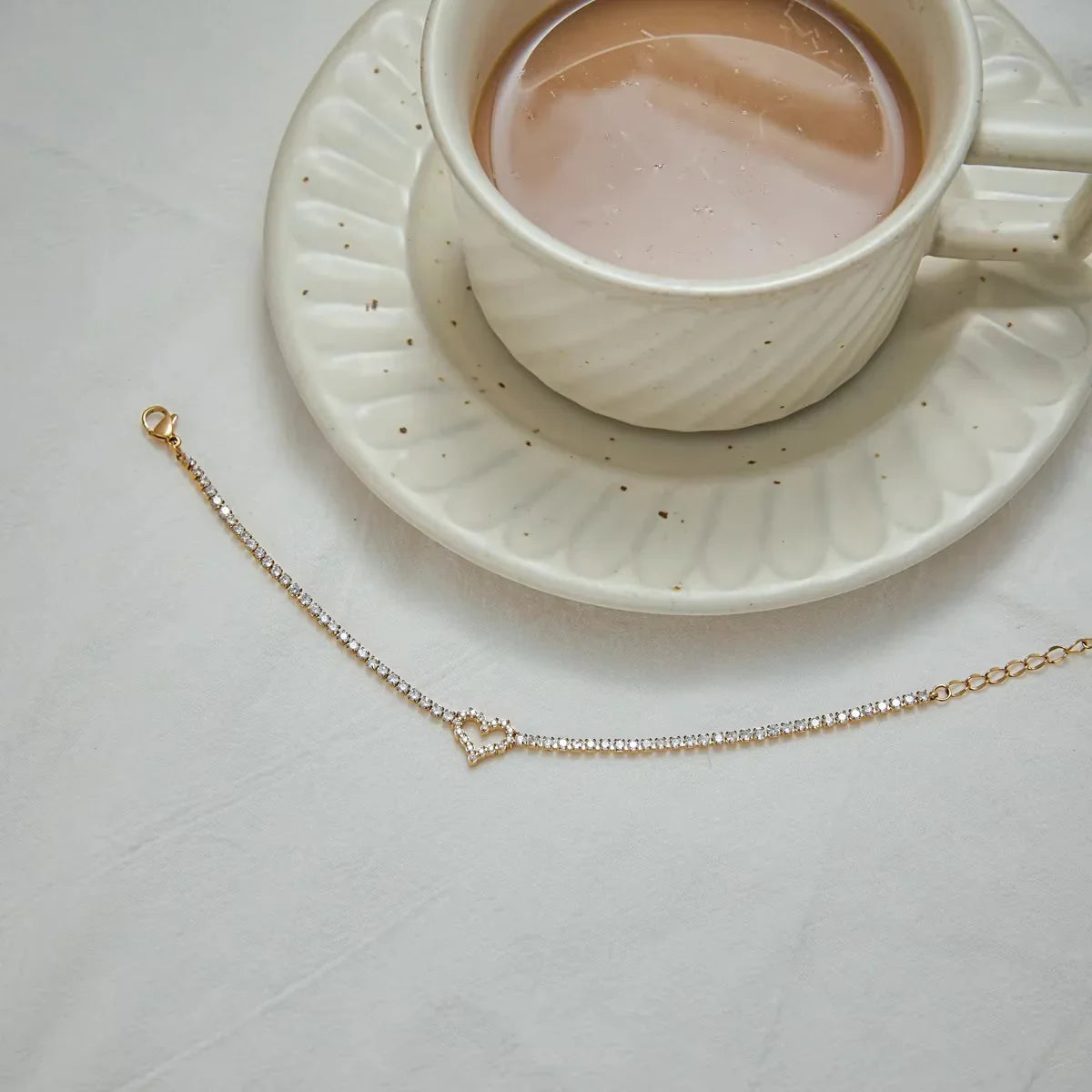 [Echo Fine]Patrice Diamond Heart Bracelet