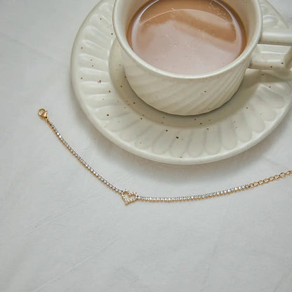 [Echo Fine]Patrice Diamond Heart Bracelet