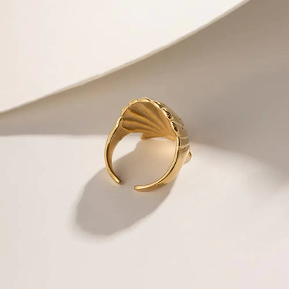 [Echo Fine]Aloha Gold Seashell Ring