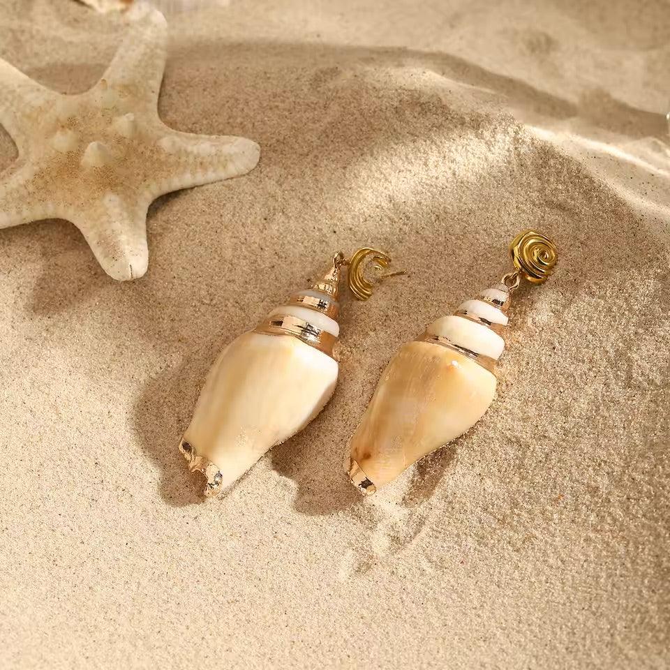 [Echo Fine]Sabrina Seashell Earrings