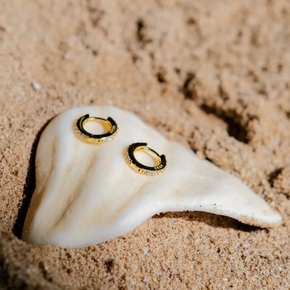 [Echo Fine]Terra Huggie Earrings