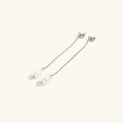[Echo Fine]Tessa Pearl Tassel Earrings