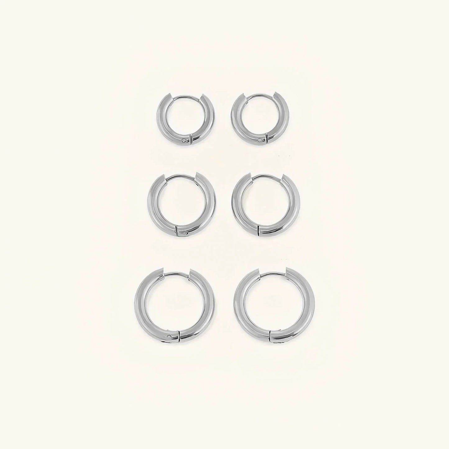 [Echo Fine]Classic Round Hoops