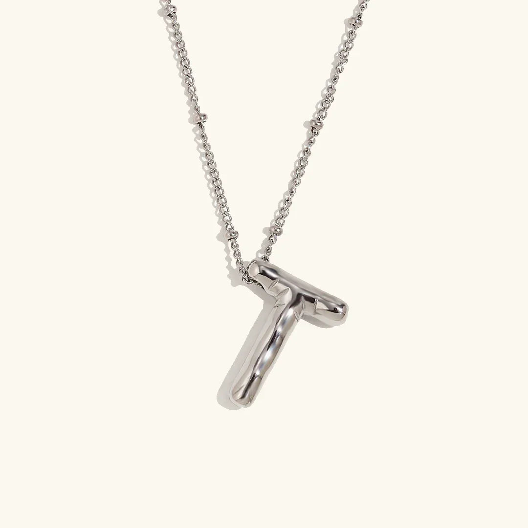 [Echo Fine]Balloon Gold Initial Necklace
