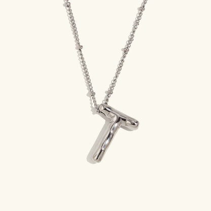 [Echo Fine]Balloon Gold Initial Necklace