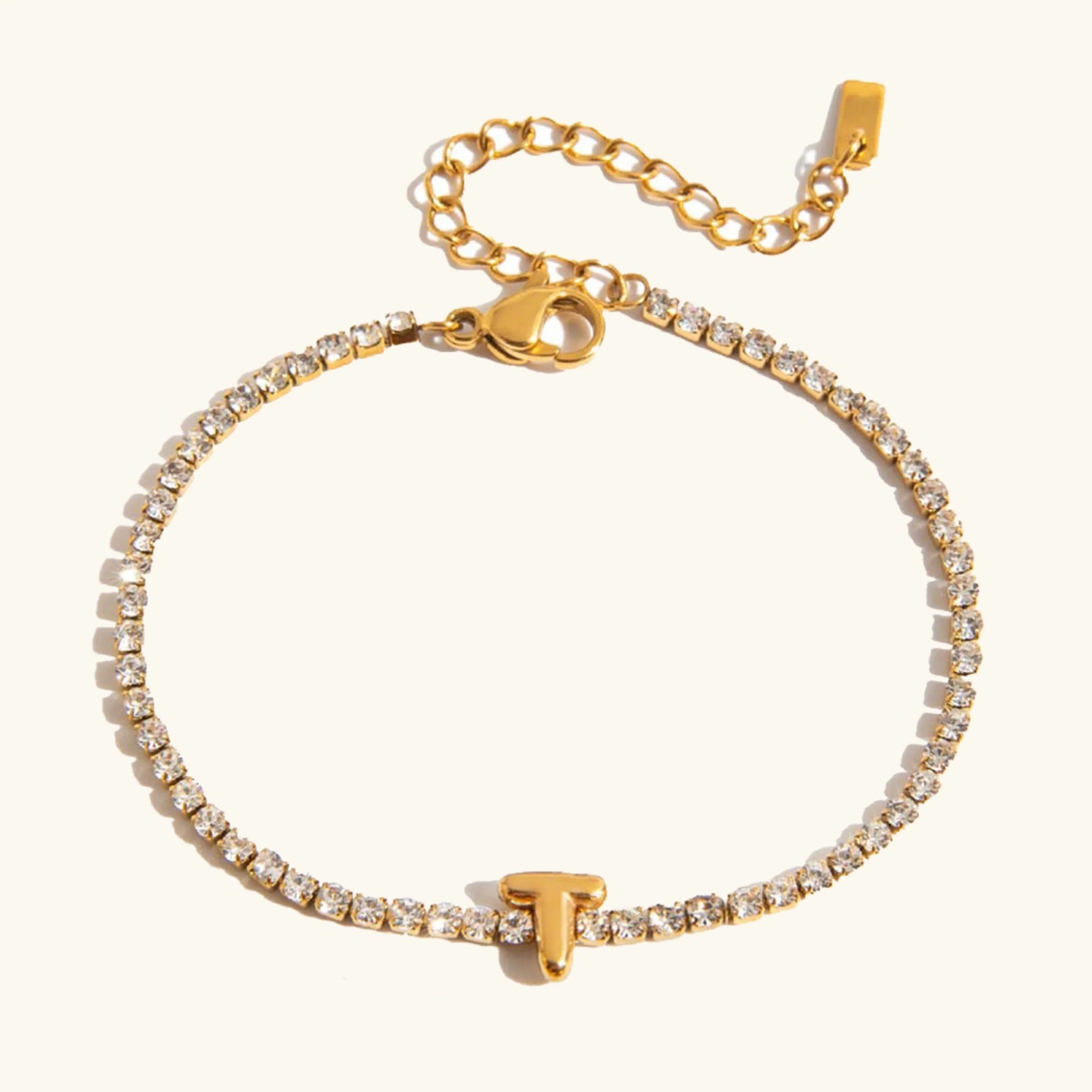 [Echo Fine]Avaria Bubble Letter Tennis Bracelet
