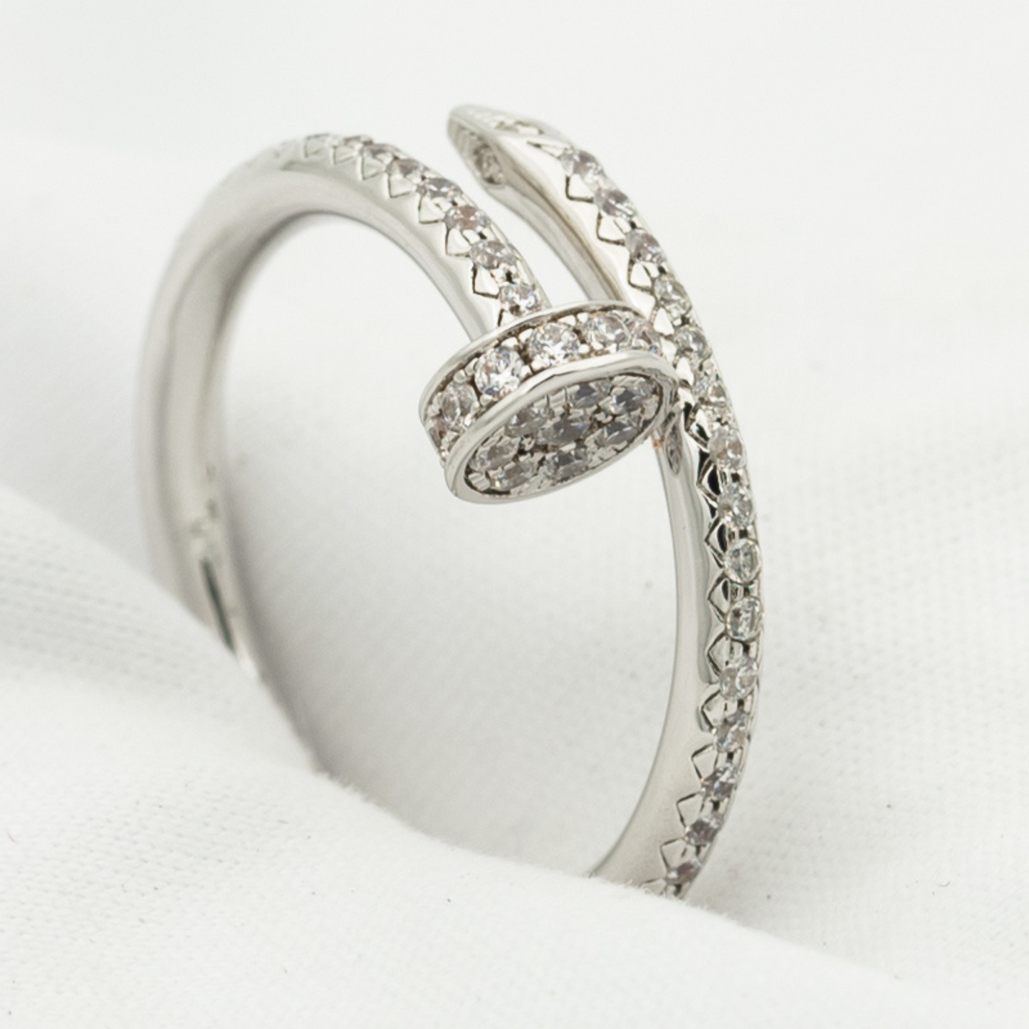 [ECHO ]JUSTE RING 1.8MM SILVER DIAMONDS