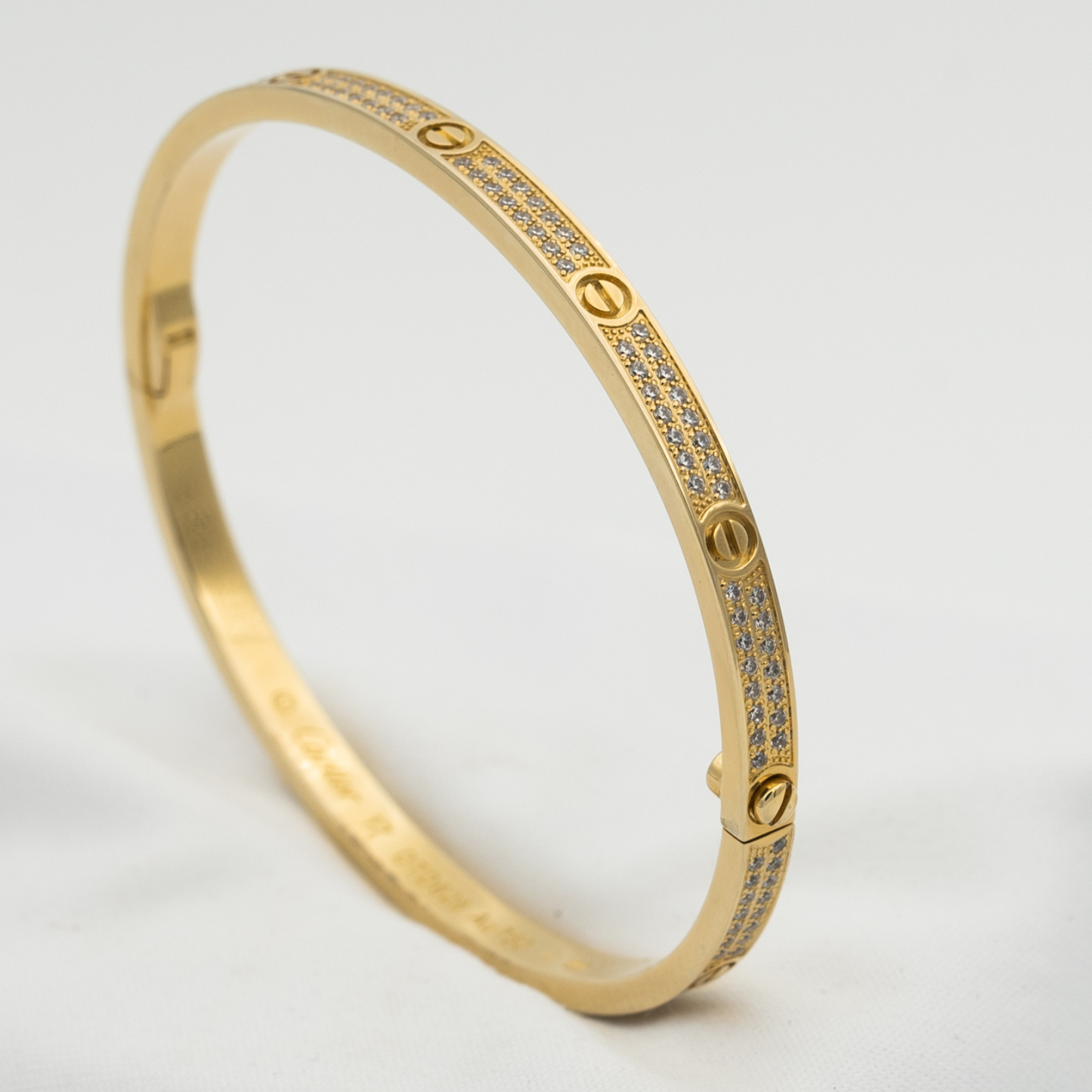 [ECHO ]LOVE BRACELET 3.65MM DIAMOND-PAVED