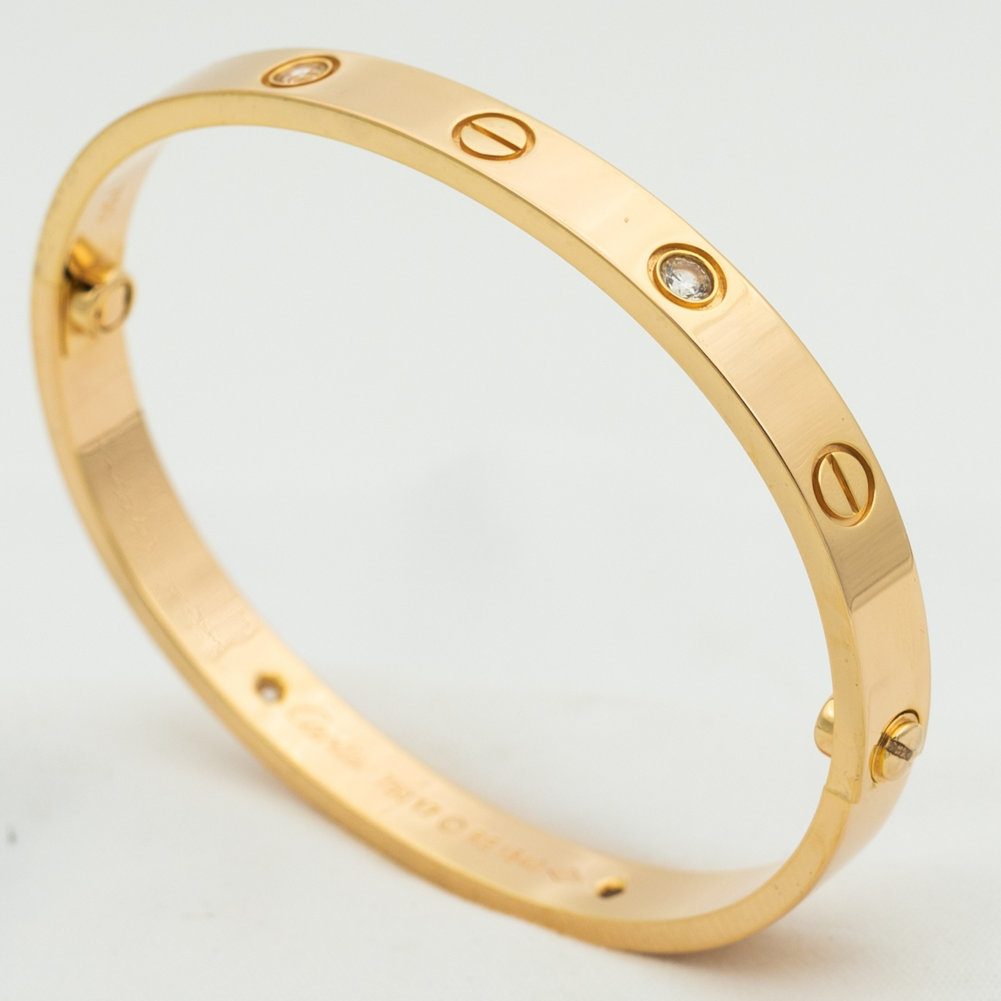 [ECHO ]LOVE BRACELET 6.1MM 4 DIAMONDS
