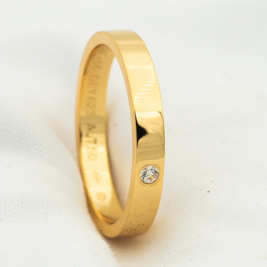 [ECHO ]LOVE RING 4MM 1 DIAMOND