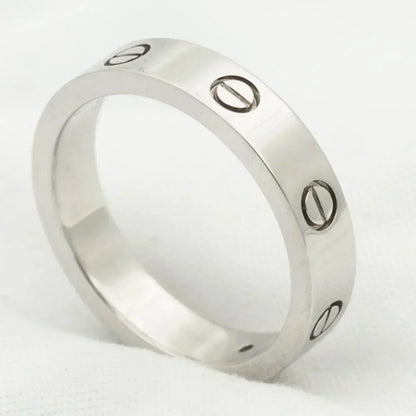 [ECHO ]LOVE RING 4MM 1 DIAMOND SILVER