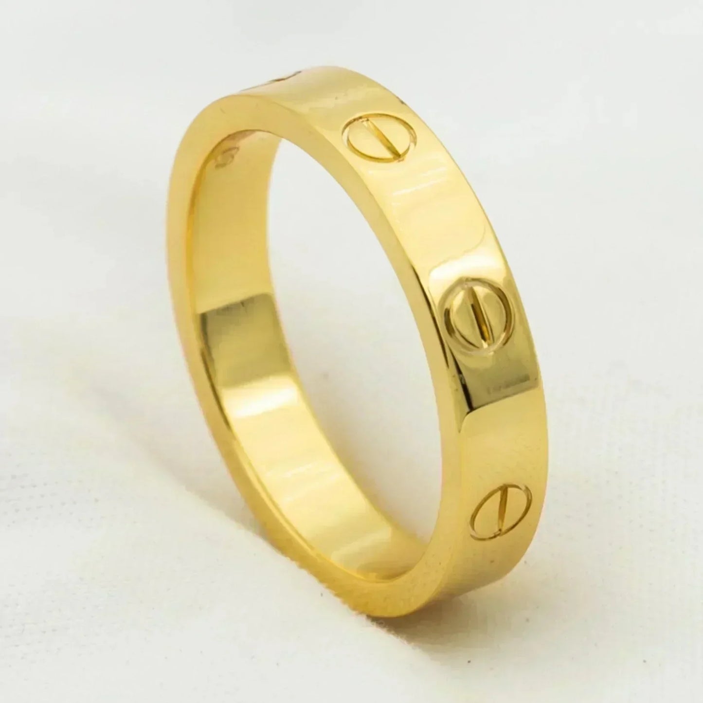 [ECHO ]LOVE RING 4MM 1 DIAMOND GOLD