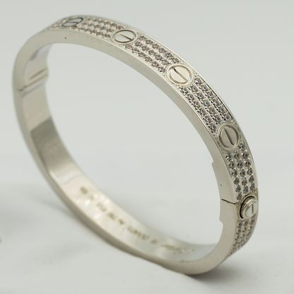 [ECHO ]LOVE BRACELET 6.1MM DIAMOND-PAVED