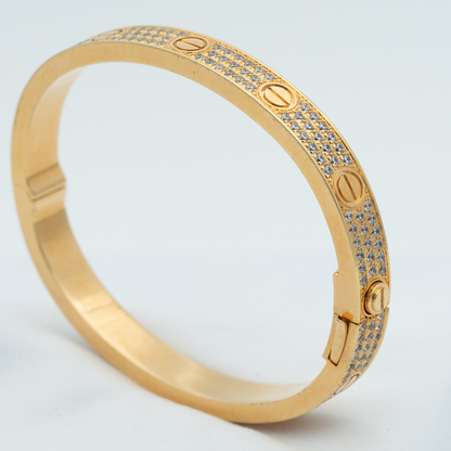 [ECHO ]LOVE BRACELET 6.1MM DIAMOND-PAVED