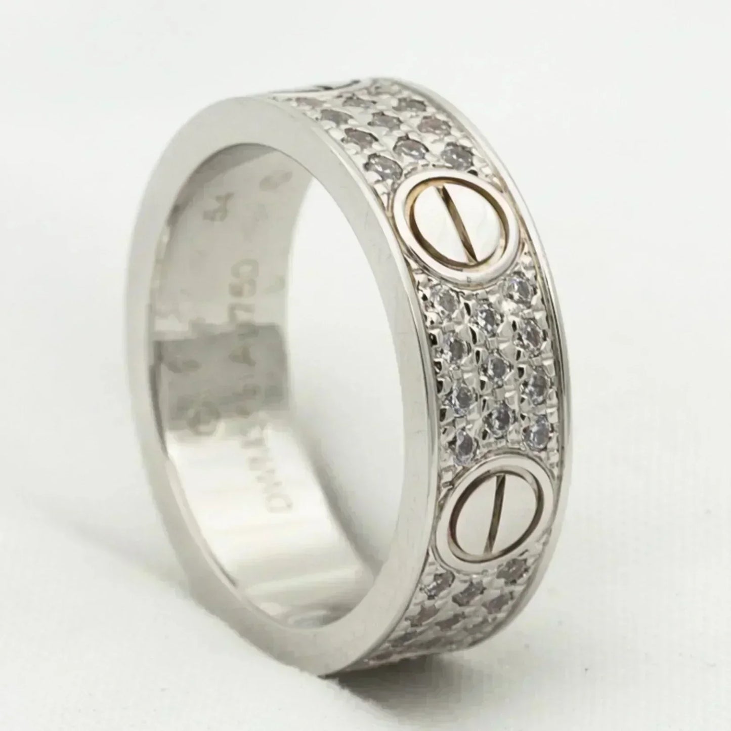 [ECHO ]LOVE RING 5.5MM DIAMONDS PAVED
