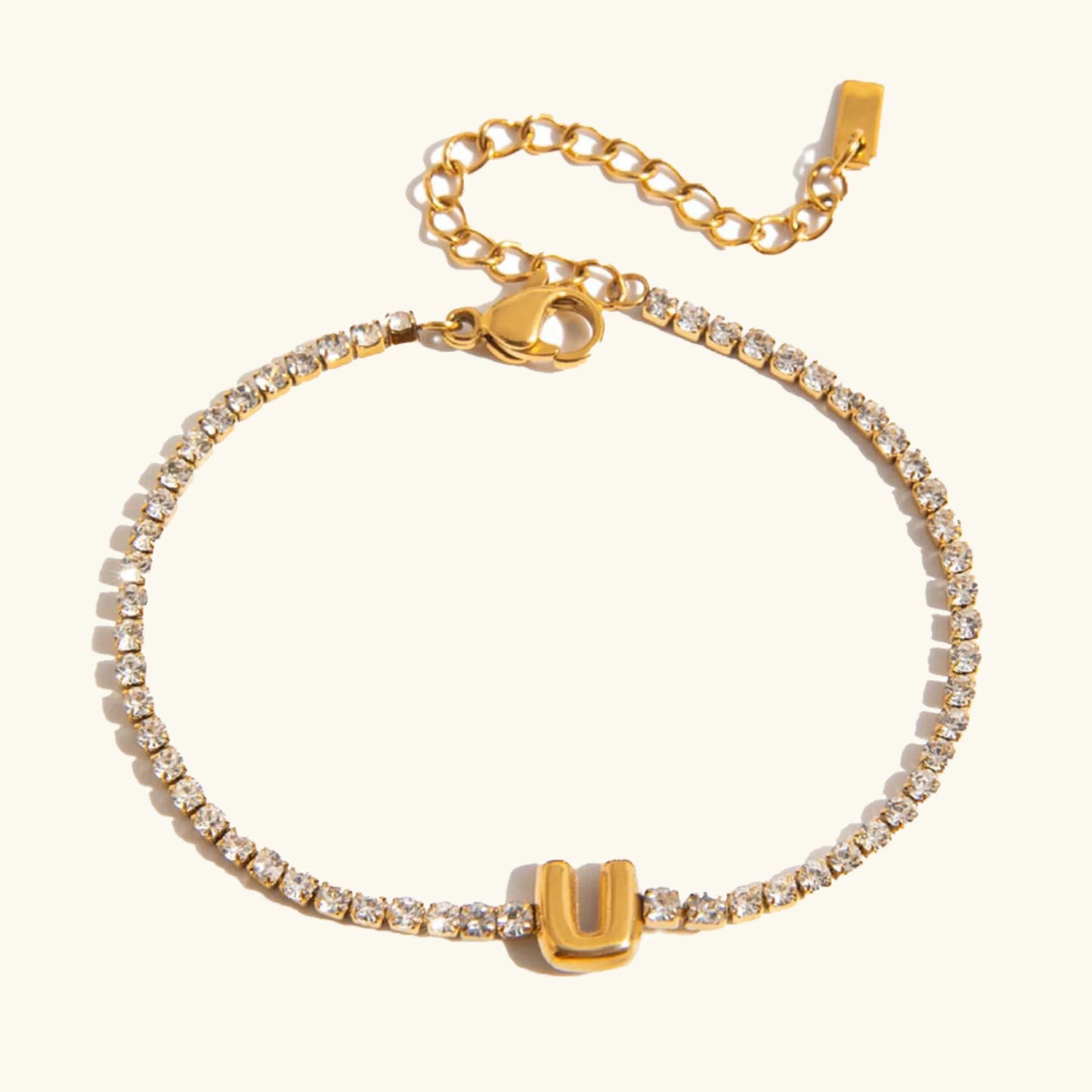 [Echo Fine]Avaria Bubble Letter Tennis Bracelet