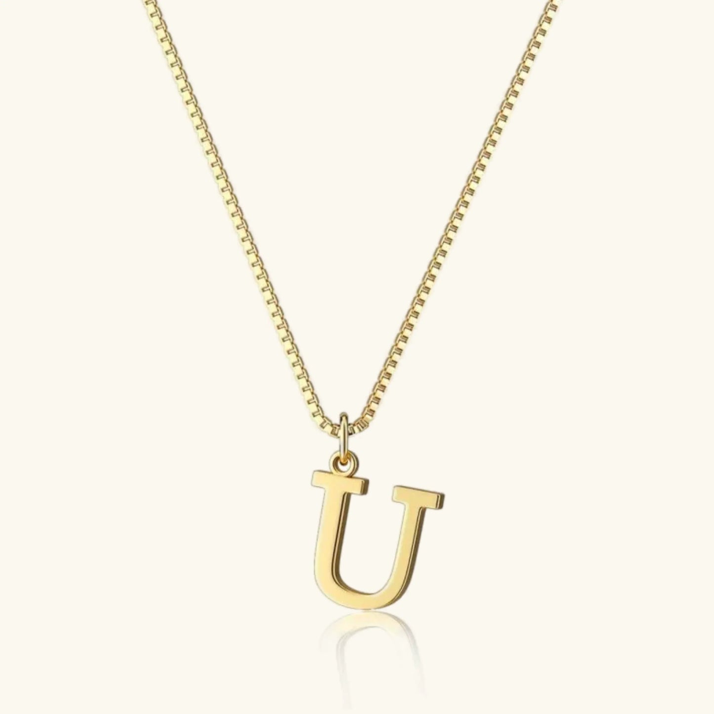 [Echo Fine]Therese Letter Initial Gold Necklace