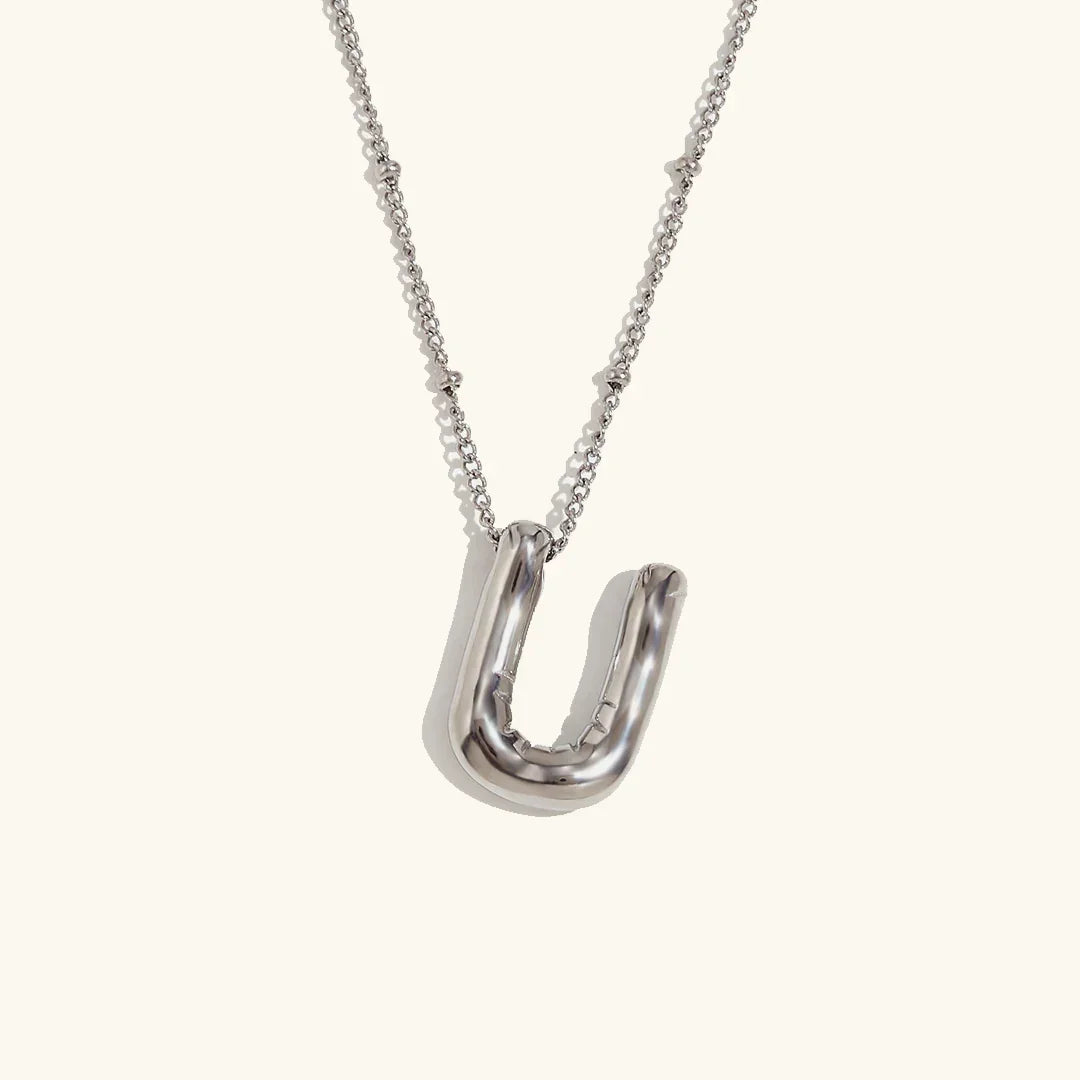 [Echo Fine]Balloon Gold Initial Necklace