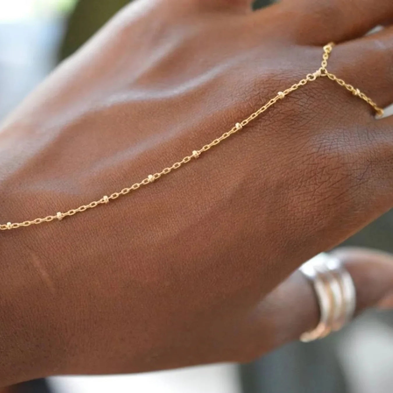 [Echo Fine]Evelyne Gold Chain Bracelet
