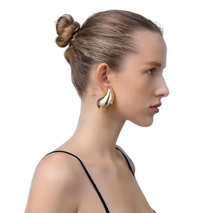 [Echo Fine]Sandra Teardrop Gold Earrings