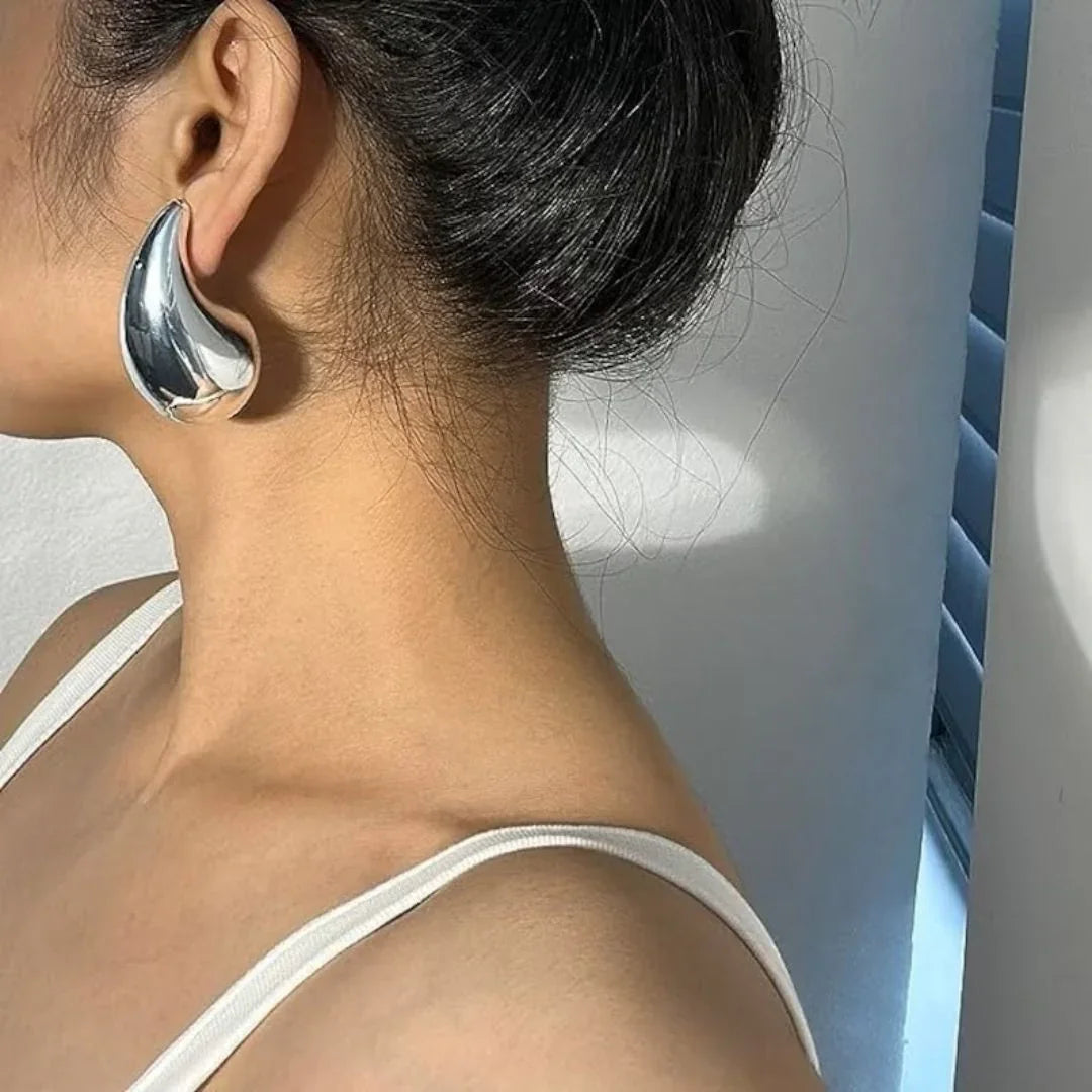[Echo Fine]Sandra Teardrop Gold Earrings