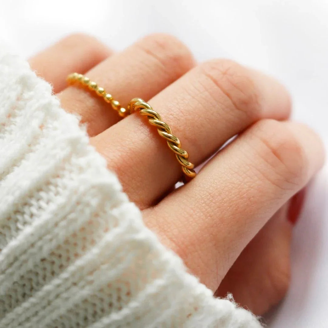 [Echo Fine]Melody Gold Twist Ring