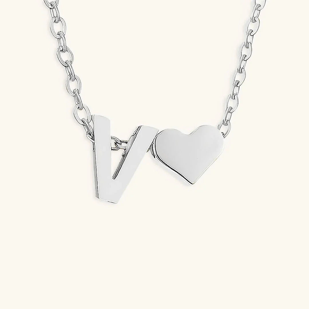 [Echo Fine]Ria Initial Letter Gold Necklace