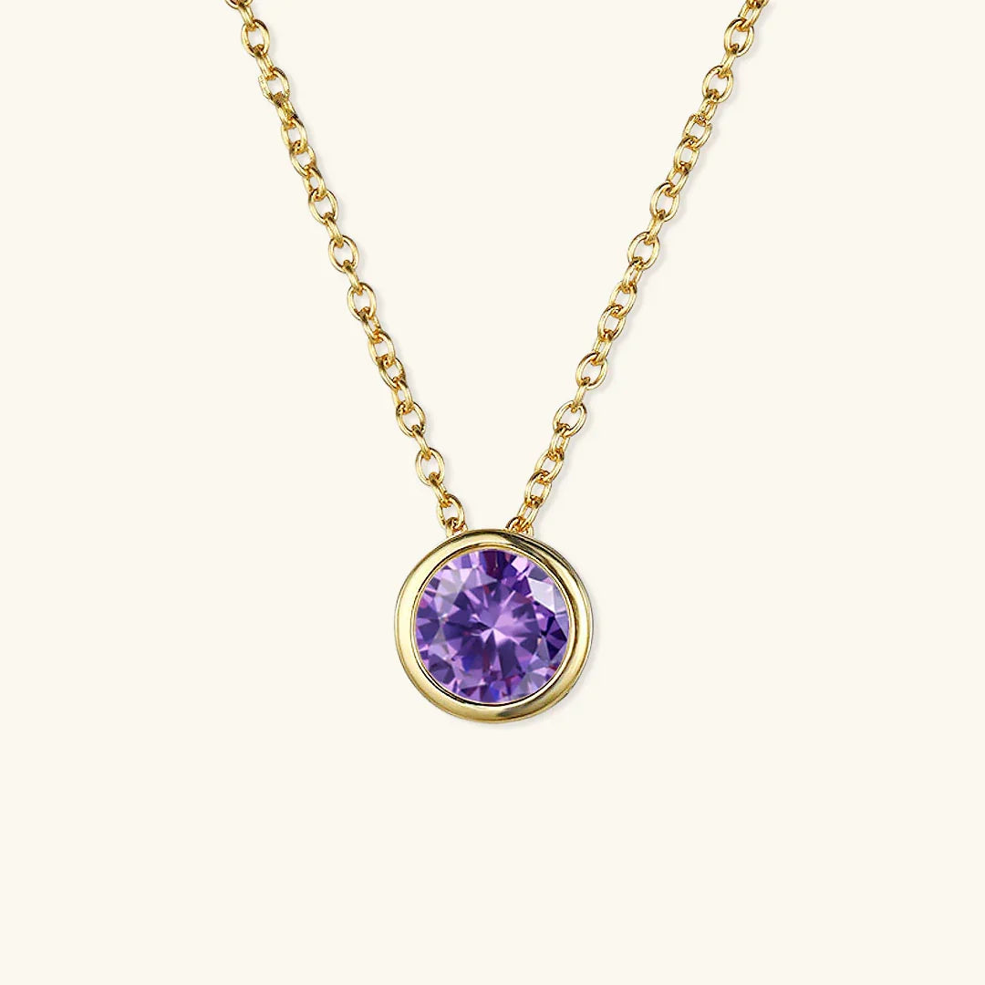 [Echo Fine]Amelia Birthstone Necklace