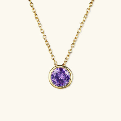 [Echo Fine]Amelia Birthstone Necklace