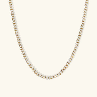 [Echo Fine]Wisteria Diamond Tennis Necklace