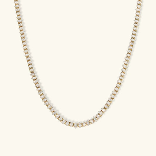 [Echo Fine]Wisteria Diamond Tennis Necklace