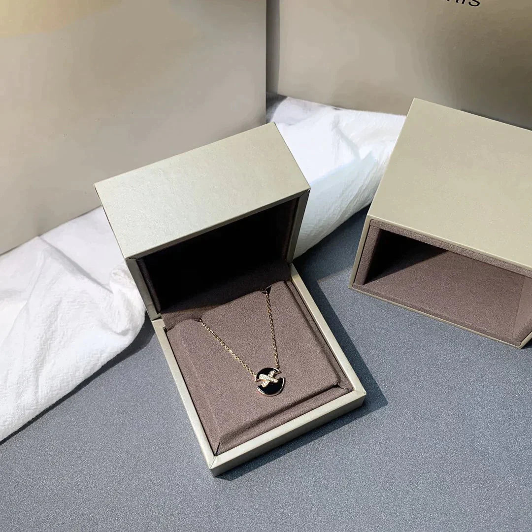 [ECHO ]JEUX DE ROSE GOLD DIAMOND NECKLACE