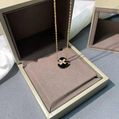 [ECHO ]JEUX DE ROSE GOLD DIAMOND NECKLACE