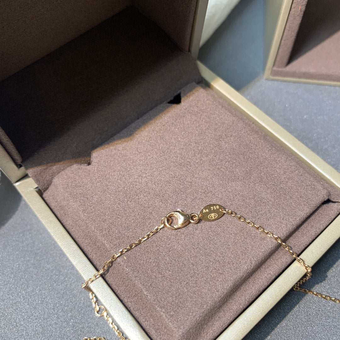 [ECHO ]JEUX DE PINK GOLD DIAMOND NECKLACE