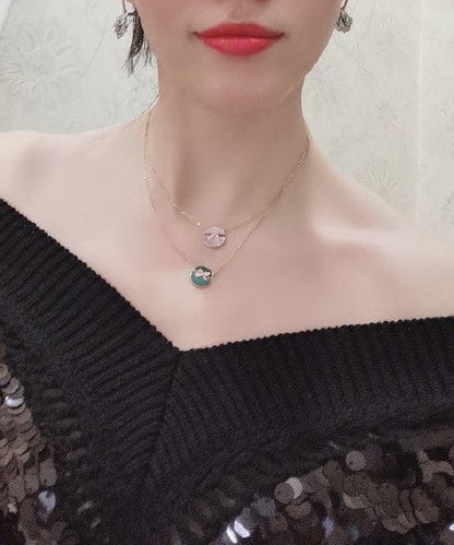 [ECHO ]JEUX DE ROSE GOLD DIAMOND NECKLACE