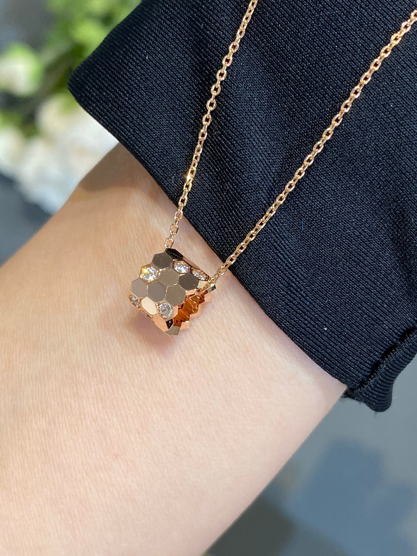 [ECHO ]BEE LOVE DIAMOND NECKLACE