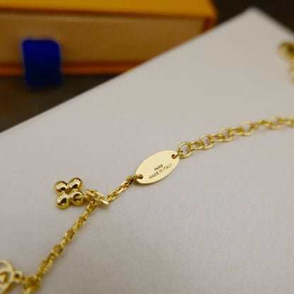 [ECHO ]BLOOMING SUPPLE NECKLACE BRASS