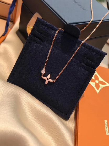 [ECHO ]BLOSSOM PENDANT PINK GOLD AND DIAMOND
