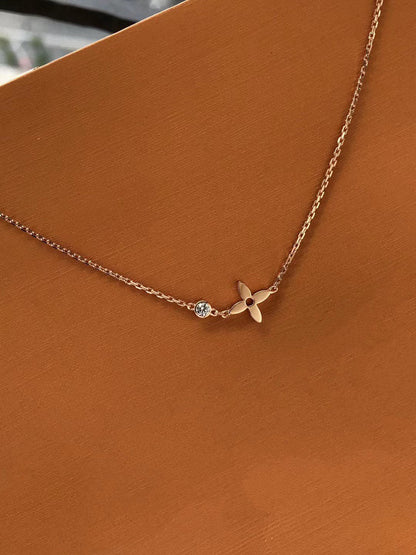 [ECHO ]BLOSSOM PENDANT PINK GOLD AND DIAMOND