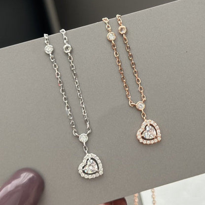 [ECHO]JOY HEART DIAMOND NECKLACE