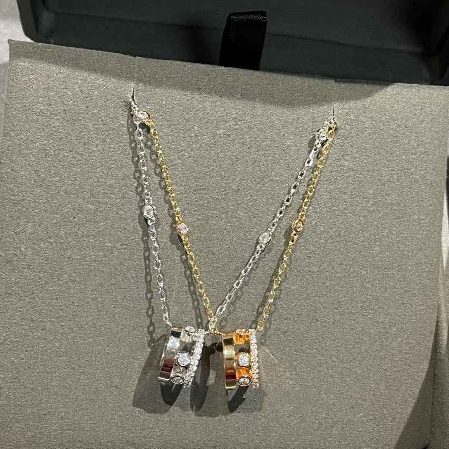 [ECHO]CHAIN MOVE ROMANE PEDAND NECKLACE