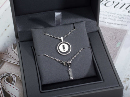 [ECHO]LUCKY MOVE PM NECKLACE SILVER DIAMOND