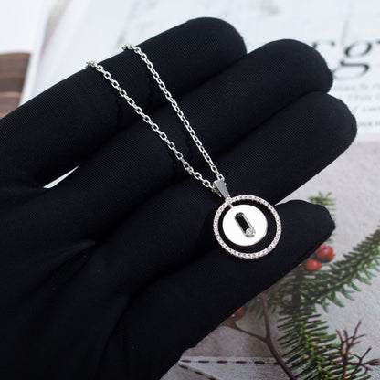 [ECHO]LUCKY MOVE PM NECKLACE SILVER DIAMOND