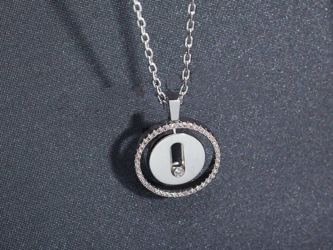 [ECHO]LUCKY MOVE PM NECKLACE SILVER DIAMOND